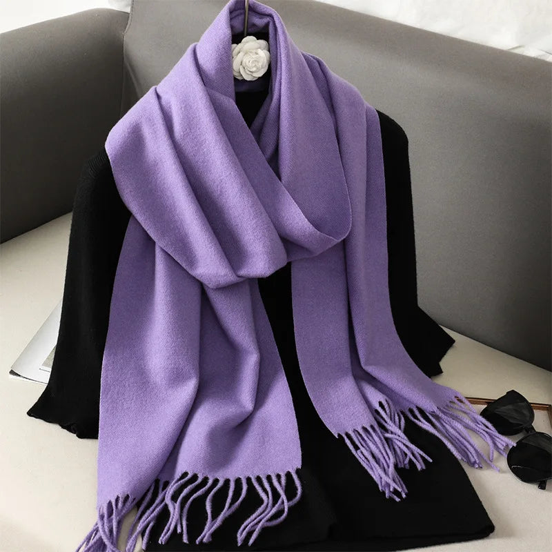 Luxury Tassel Cashmere Shawl