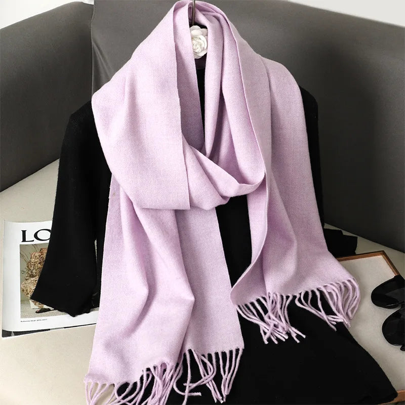 Luxury Tassel Cashmere Shawl