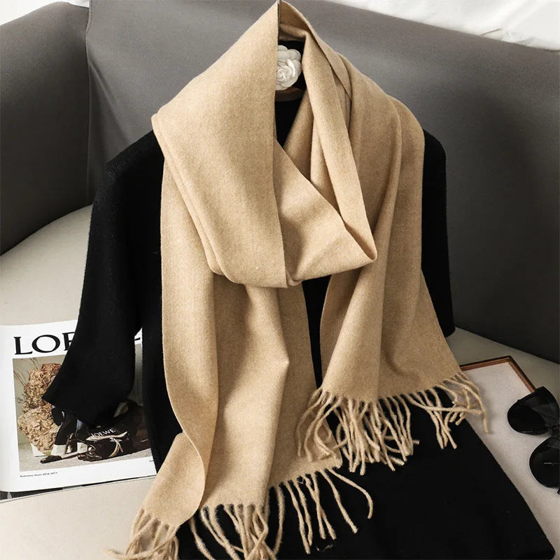 Luxury Tassel Cashmere Shawl