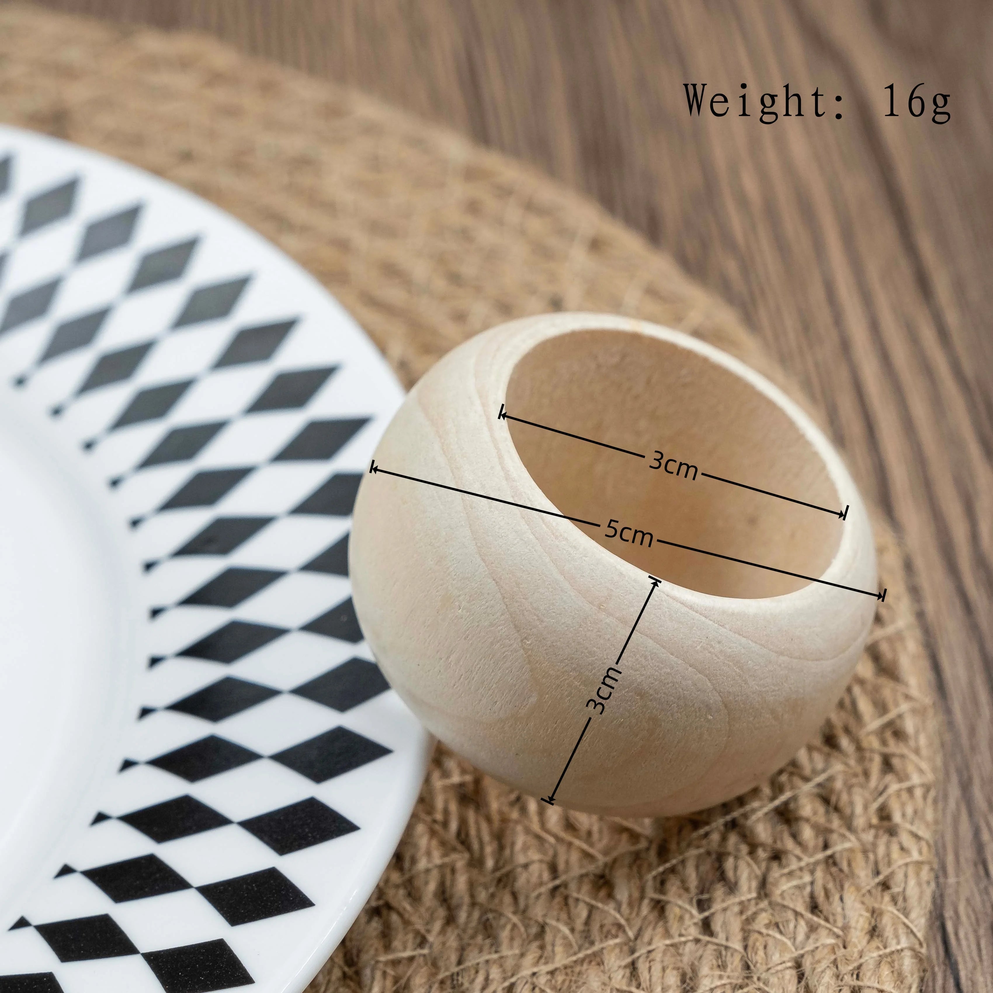 6 Rustic Hemlock Napkin Set